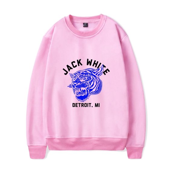 Jack White Merch Sweatshirt Tiger Logo Crewneck Men Women Music Long Sleeve