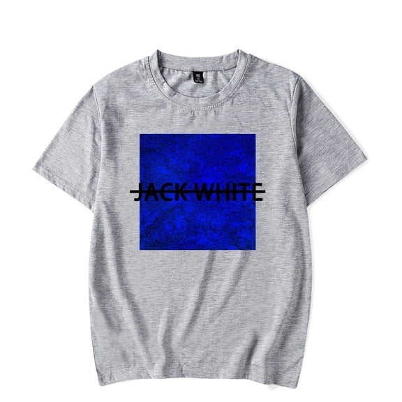 Jack White Merch T-Shirt Album No Name Cover Tee Short Sleeve Top T Shirts Crewneck