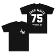 thumbnail image 1 of Jack White Merch T-Shirt Baseball 75 Logo Tee Short Sleeve Top T Shirts Crewneck For Men Women, 1 of 5