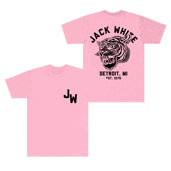 Jack White Merch T-Shirt White Tiger Tee Short Sleeve T Shirts Fashion Crewneck For Men Women Tops