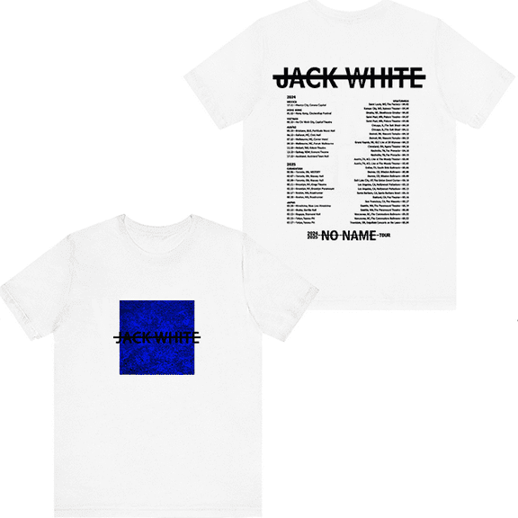 Jack White No Name 2025 Tour Print T-shirts Men Women Short Sleeve Crewneck Summer Clothes