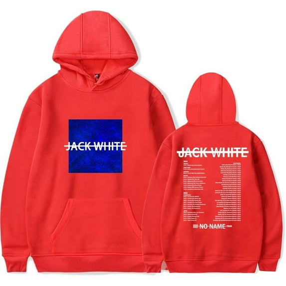 Jack White No Name Tour 2025 Merch Hoodie Pockets Drawstring Unisex Hooded Sweatshirt Fashion Clothing