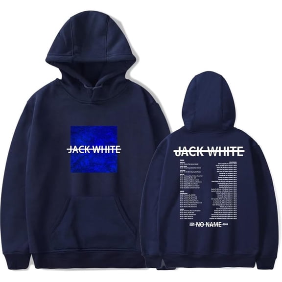 Jack White No Name Tour 2025 Merch Hoodie Pockets Drawstring Unisex Hooded Sweatshirt Fashion Clothing