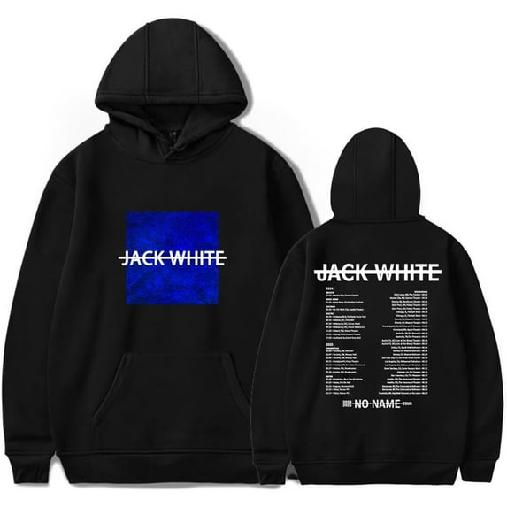 Jack White No Name Tour 2025 Merch Hoodie Pockets Drawstring Unisex Hooded Sweatshirt Fashion Clothing