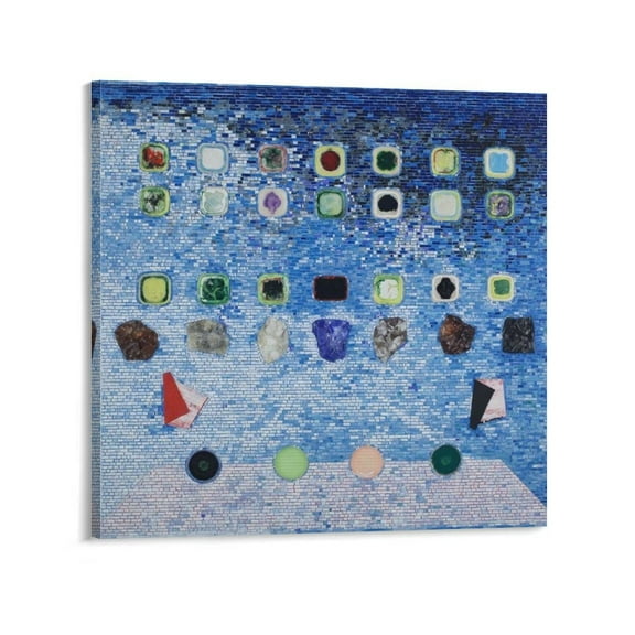 Jack Whitten Apps for Obama Canvas Wall Art Prints Poster Gifts Photo Picture Painting Posters Room Decor Home Decorative 20x20inch(50x50cm)