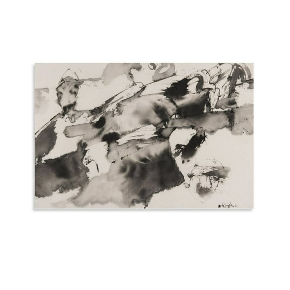 Jack Whitten Untitled Poster Cool Artworks Painting Wall Art Canvas Prints Hanging Picture Home Decor Posters Gift 16x24inch(40x60cm)