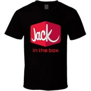 Jack in The Box T-Shirt Black Style-Black Small