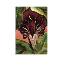 Jack-in-the-Pulpit II (1930) by Georgia OKeeffe Painting Poster Picture Print Wall Art Poster Painting Canvas Posters Artworks Gift Room Aesthetic 12x18inch(30x45cm)