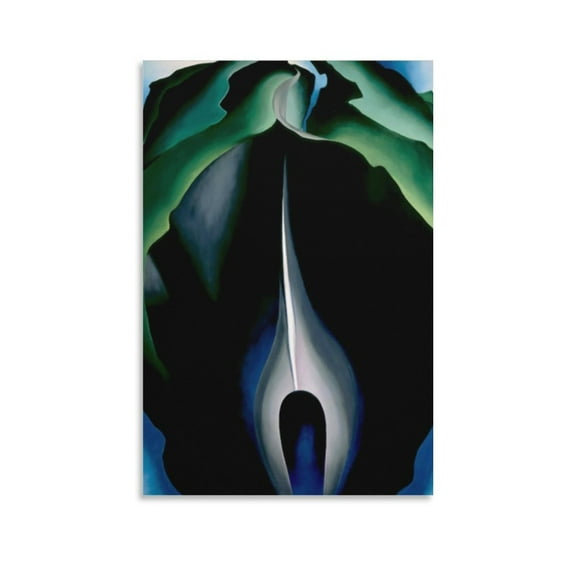 Jack-in-the-Pulpit No. IV (1930) by Georgia OKeeffe Painting Poster Canvas Wall Art Prints Poster Gifts Photo Picture Painting Posters Room Decor Home Decorative 12x18inch(30x45cm)