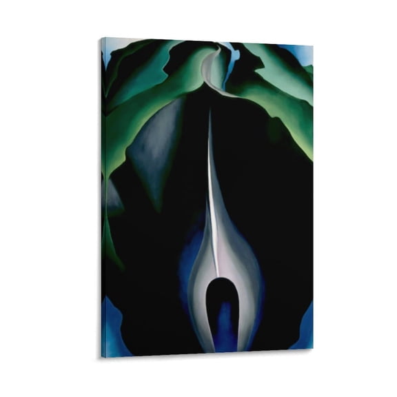 Jack-in-the-Pulpit No. IV (1930) by Georgia OKeeffe Painting Poster Picture Print Wall Art Poster Painting Canvas Posters Artworks Gift Room Aesthetic 16x24inch(40x60cm)