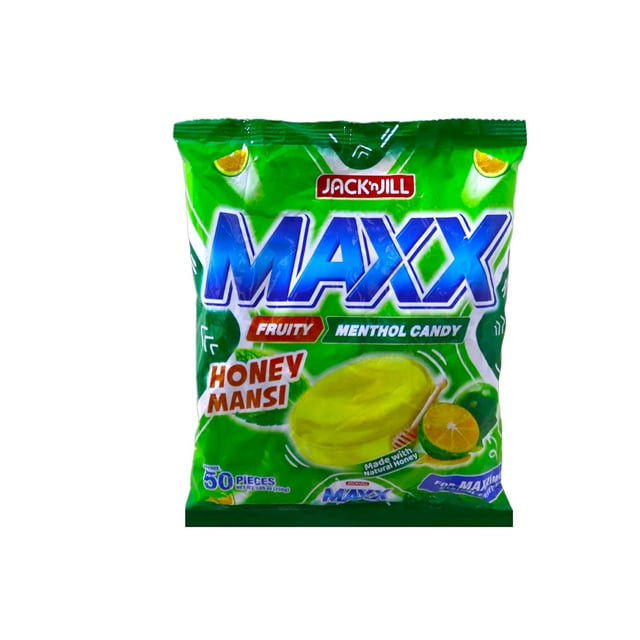 Jack'n Jill Maxx Honey Mansi Menthol Candy Pack of 3 Net Wt 21.15 Oz