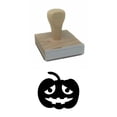 thumbnail image 1 of Jack-o-Lantern 6 Rubber Stamp, 2 X 2" Wood Stamp, 1 of 3