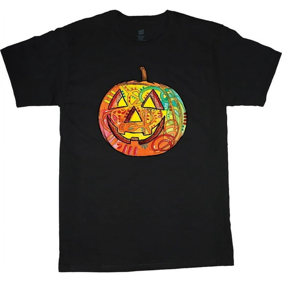 Jack-o-Lantern Pumpkin Halloween T-shirt Mens Graphic Tees Clothing Apparel