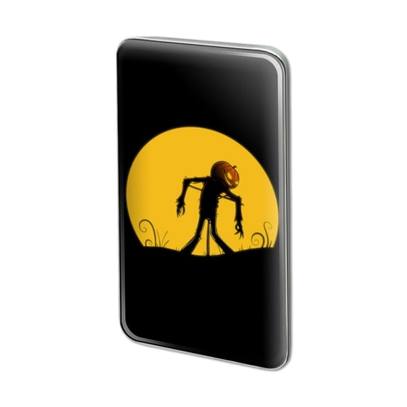 Jack-o'-lantern Scarecrow Halloween Metal Rectangle Lapel Hat Pin Tie Tack Pinback