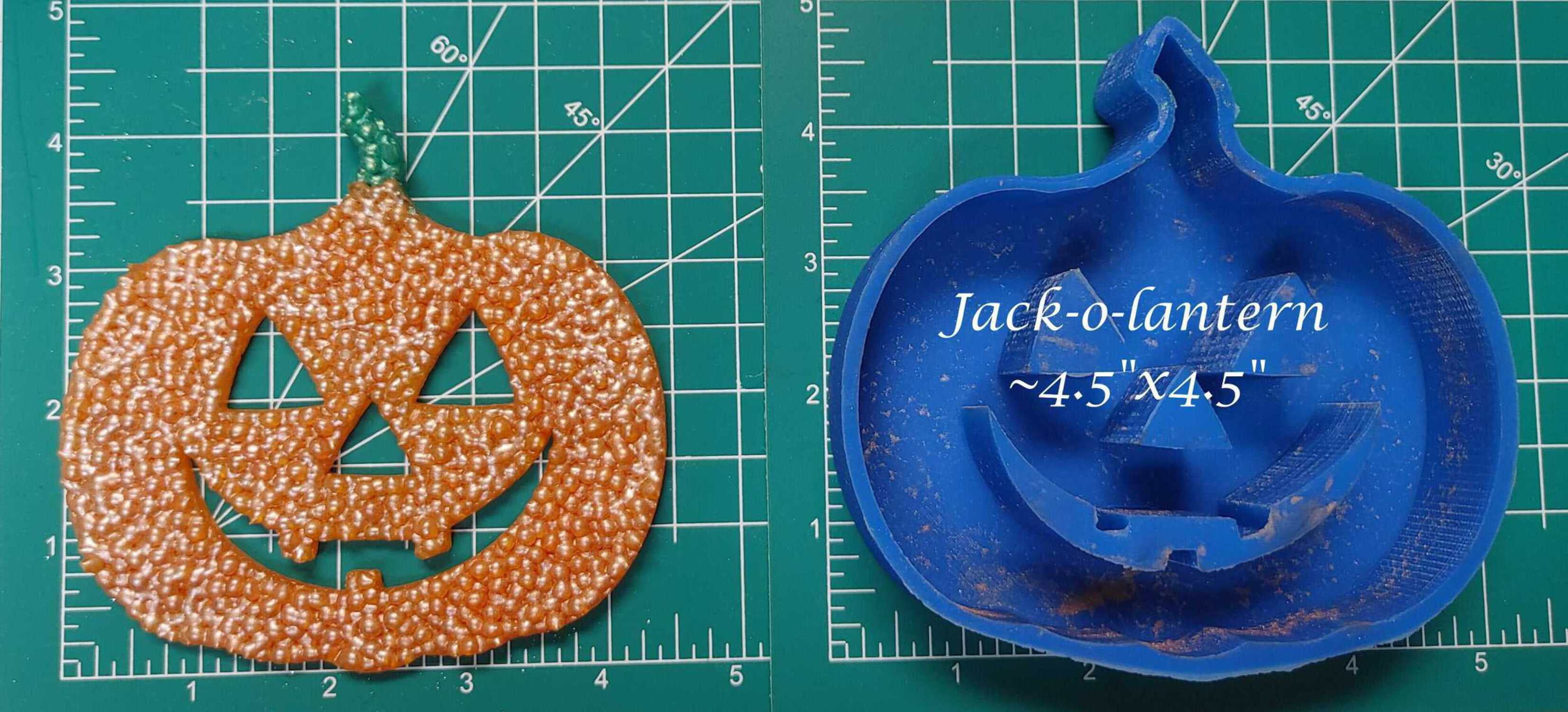 Jack-o-lantern Silicone Freshie Mold