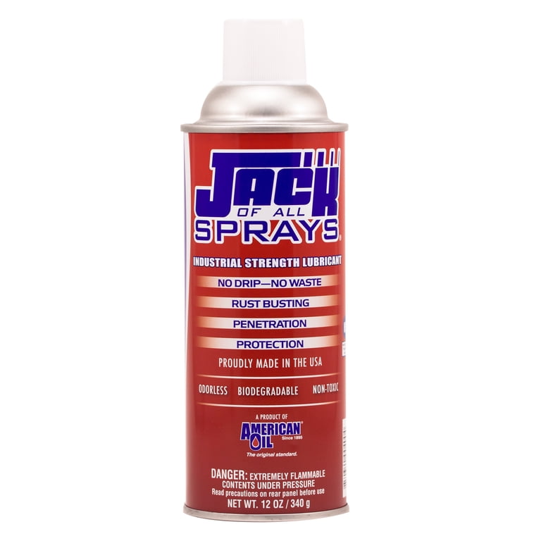 Jack of All Sprays Industrial Strength Lubricant - 12 Ounce - Walmart.com Jack of All Sprays Industrial Strength Lubricant - 12 Ounce - Walmart.com