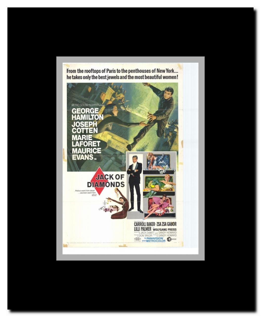 Jack of Diamonds Framed Movie Poster