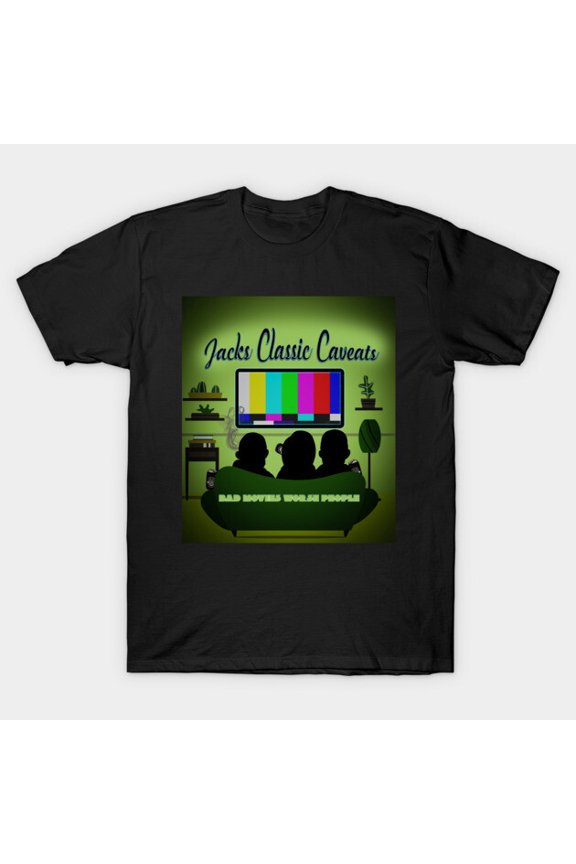 Jack's Caveats Legal Contract Disclaimer Sarcastic Document Slogan Font Unisex T-Shirt, up to size 3XL.