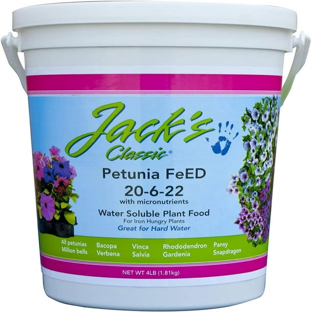 Jack's Classic 20622 Petunia FeED Water Soluble Low Phosphorous Iron