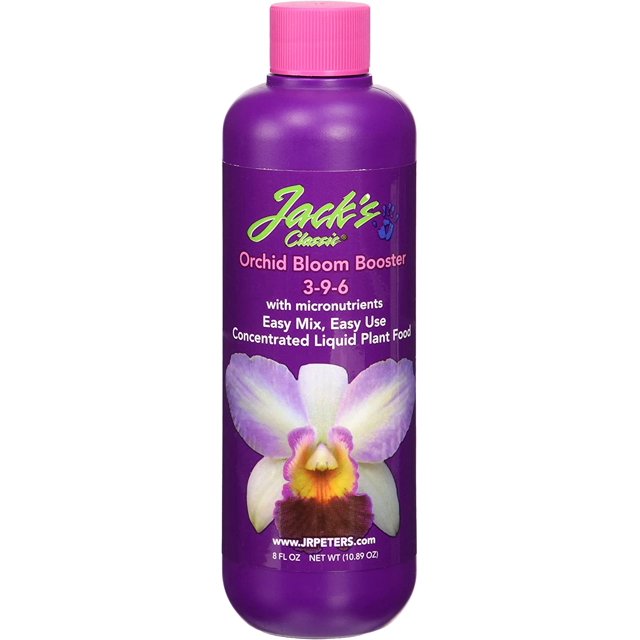 Jack's Classic 396 Orchid Bloom Booster Concentrated Fertilizer to Encourage Multiple Buds and