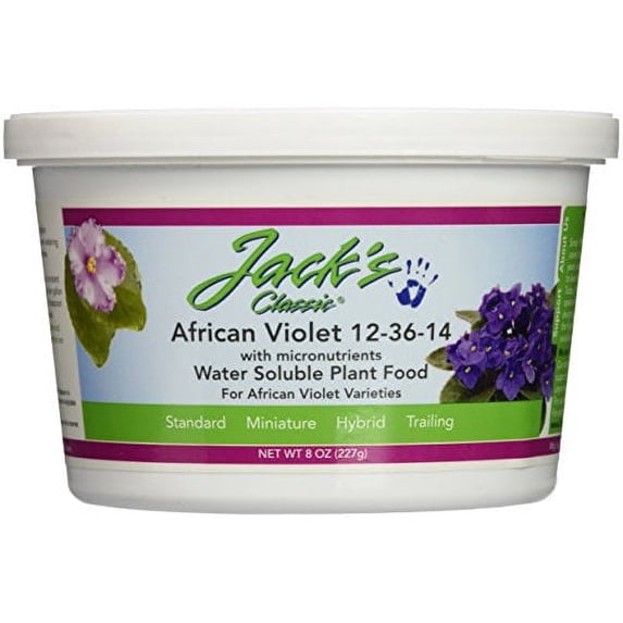 Jack's Classic African Violet 12-36-14 - 8oz Tub