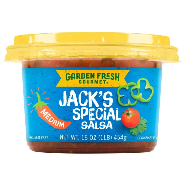 Jack's Garden Fresh Medium Refrigerated Salsa, 16 oz Tub