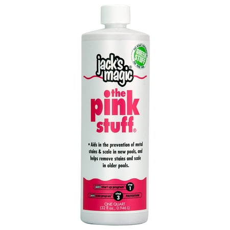 Jack's Magic Pink Stuff 1 Quart Metal Solution for Swimming Pools