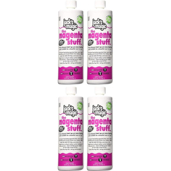 Jack's Magic The Magenta Stuff for Swimming Pools pack of 4
