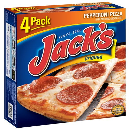 Jack's Original Pepperoni Pizza, 4 Count