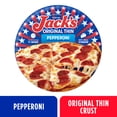 thumbnail image 1 of Jack's Frozen Meat Pizza, Pepperoni and Cheese, Original Thin Crust Pizza for Grilling, 14.3 oz (Frozen), 1 of 13