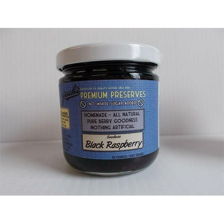 Jack's Premium Preserves No Sugar Added Seedless Black Raspberry10 OZ