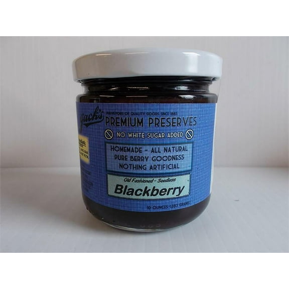Jack's Premium Preserves No Sugar Added Seedless Blackberry 10 OZ