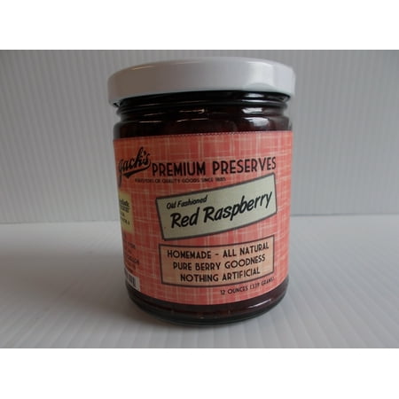 Jack's Premium Preserves Red Raspberry 12 OZ