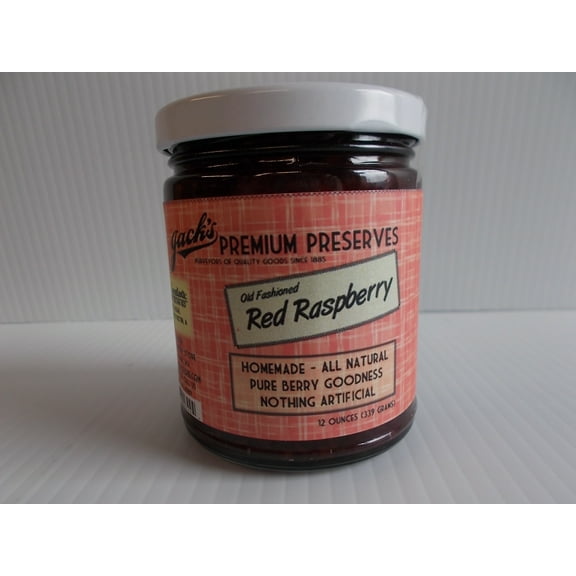 Jack's Premium Preserves Red Raspberry 12 OZ