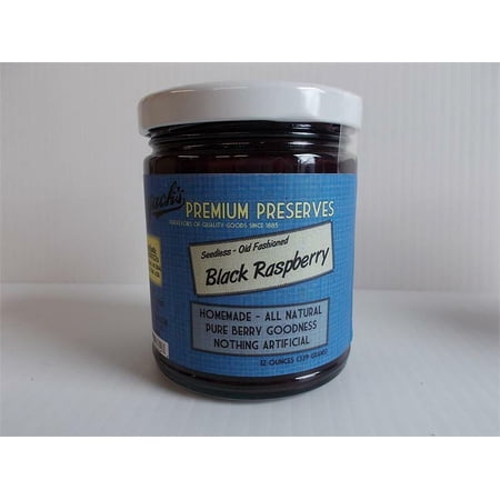 Jack's Premium Preserves Seedless Black Raspberry 12 oz