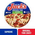 thumbnail image 1 of Jack's Frozen Meat Pizza, Supreme and Cheese, Original Thin Crust Pizza for Grilling, 15.8 oz (Frozen), 1 of 13