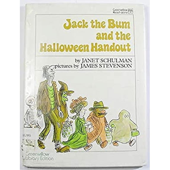 Pre-Owned Jack the Bum and the Halloween Handout (Hardcover) 9780688840570