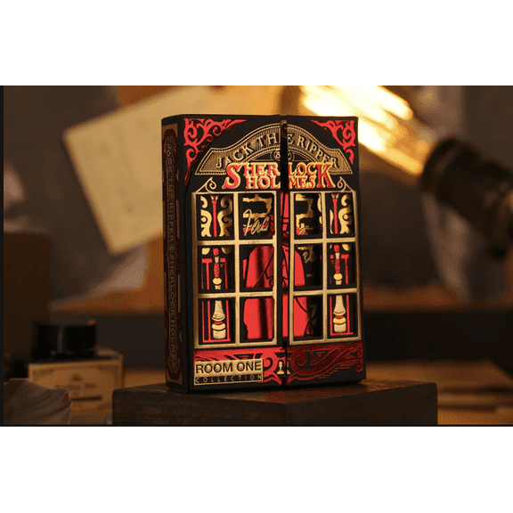Jack the Ripper & Sherlock Holmes Playing Cards | Checkmate Edition by Room One