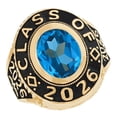 thumbnail image 1 of JackAni 10k Gold Simulated December Birthstone 2026 Graduation Mens Class Ring - Size 10.75, 1 of 3