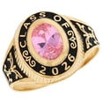 thumbnail image 1 of JackAni 10k Gold Simulated October Birthstone 2026 Graduation Ring - Size 9.75, 1 of 5