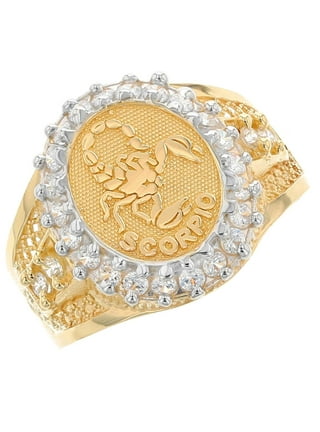Scorpio ring gold discount