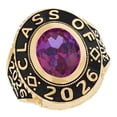 thumbnail image 1 of JackAni 14k Gold June CZ Simulated Birthstone 2026 Graduation Mens Class Ring - Size 11.50, 1 of 3