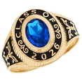 thumbnail image 1 of JackAni 14k Gold Simulated September Birthstone 2026 Graduation Ring - Size 6.75, 1 of 5