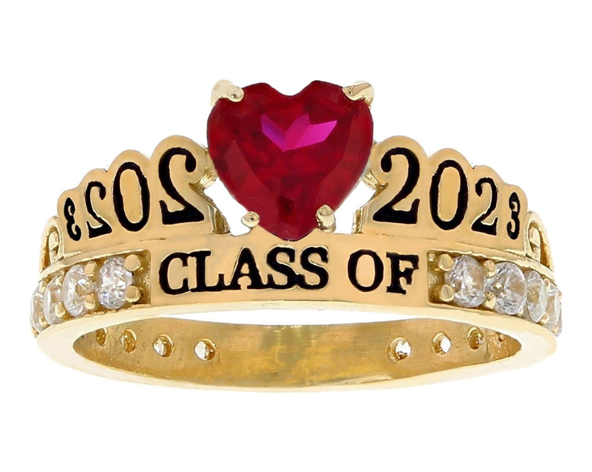 Ruby graduation ring outlet