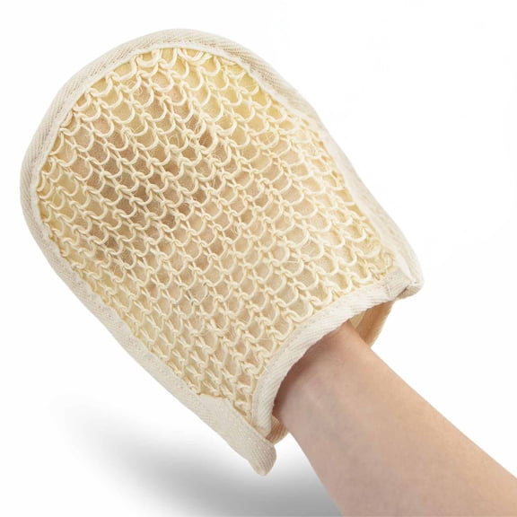 Jeffers Equine Double Sided Sisal & Microfiber Face Mitt for Horses Horse Grooming Mitt, Horse Care Tool, Barn & Stable Grooming, Sensitive Areas, Exfoliating, Polishing, Cleaning -8"L x 6"W