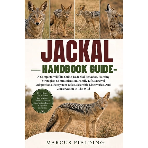 Jackal Handbook Guide: A Complete Wildlife Guide To Jackal Behavior, Hunting Strategies, Communication, Family Life, Sur, (Paperback)