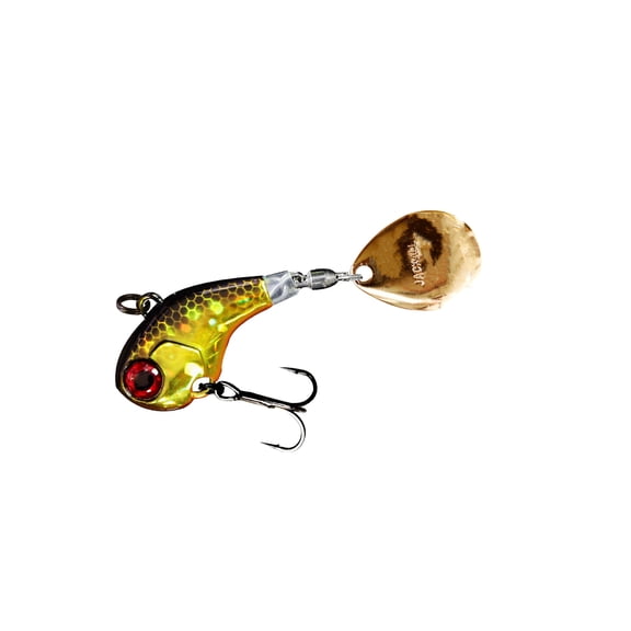 Jackall Fishing DERACOUP 3/8OZ HL GLD BLK Non-Dressed Jig [JDERA38-HLBG]
