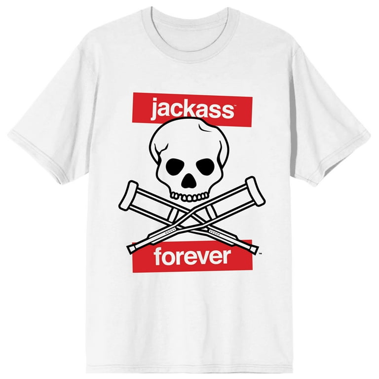 Jackass Forever Key Art Women's White T-Shirt-XL - Walmart.com