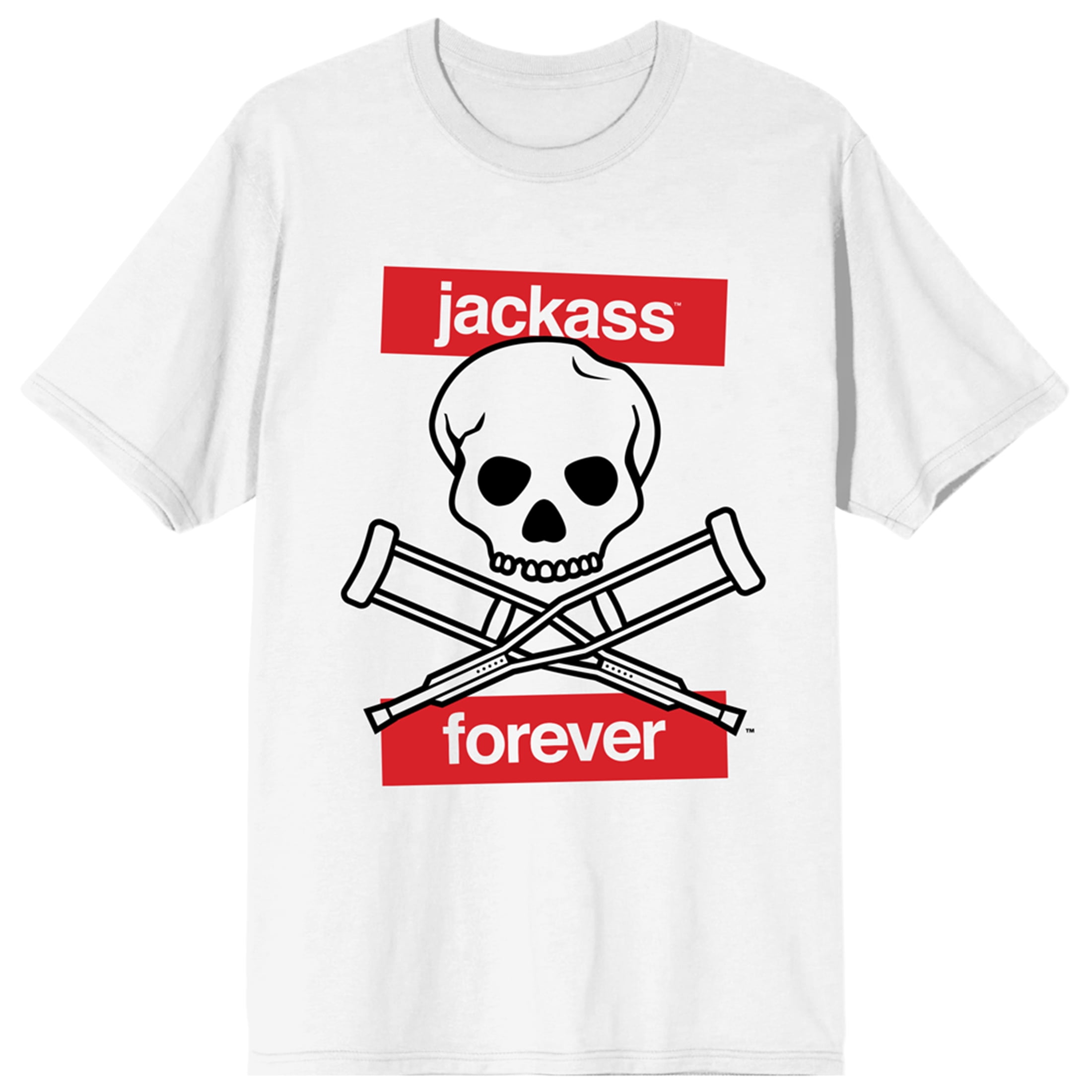 Jackass Forever Key Art Women's White T-Shirt-XXL - Walmart.com
