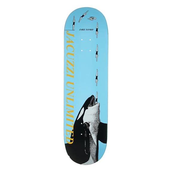 Jackass Jacuzzi Yanko High Dive EX7 Skateboard Deck - 8.75" Light Blue (Deck Only)